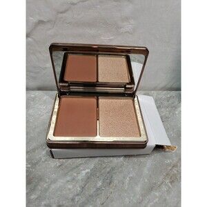Natasha Denona Alloy Cheek Duo Palette Blush Bronze Highlighter Full Size NIB